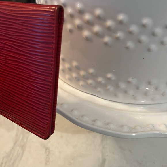 Louis Vuitton Red Epi Card Holder - Picture 3 of 5